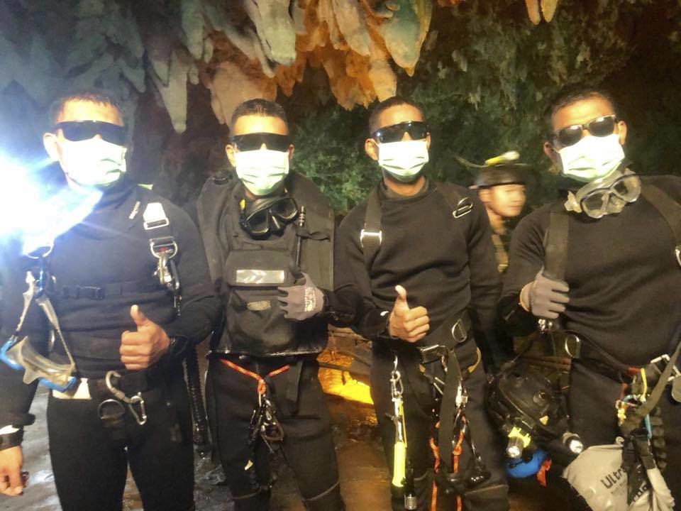 Thailand Cave Search Navy SEALs